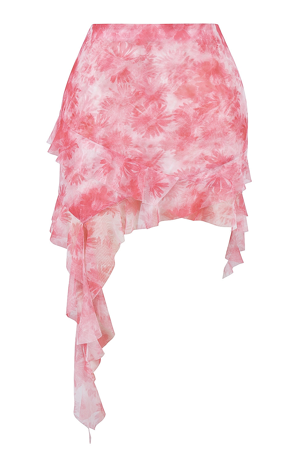 Mistress Rocks Pink Floral Print Ruffle Mini Skirt - SALE — image 13