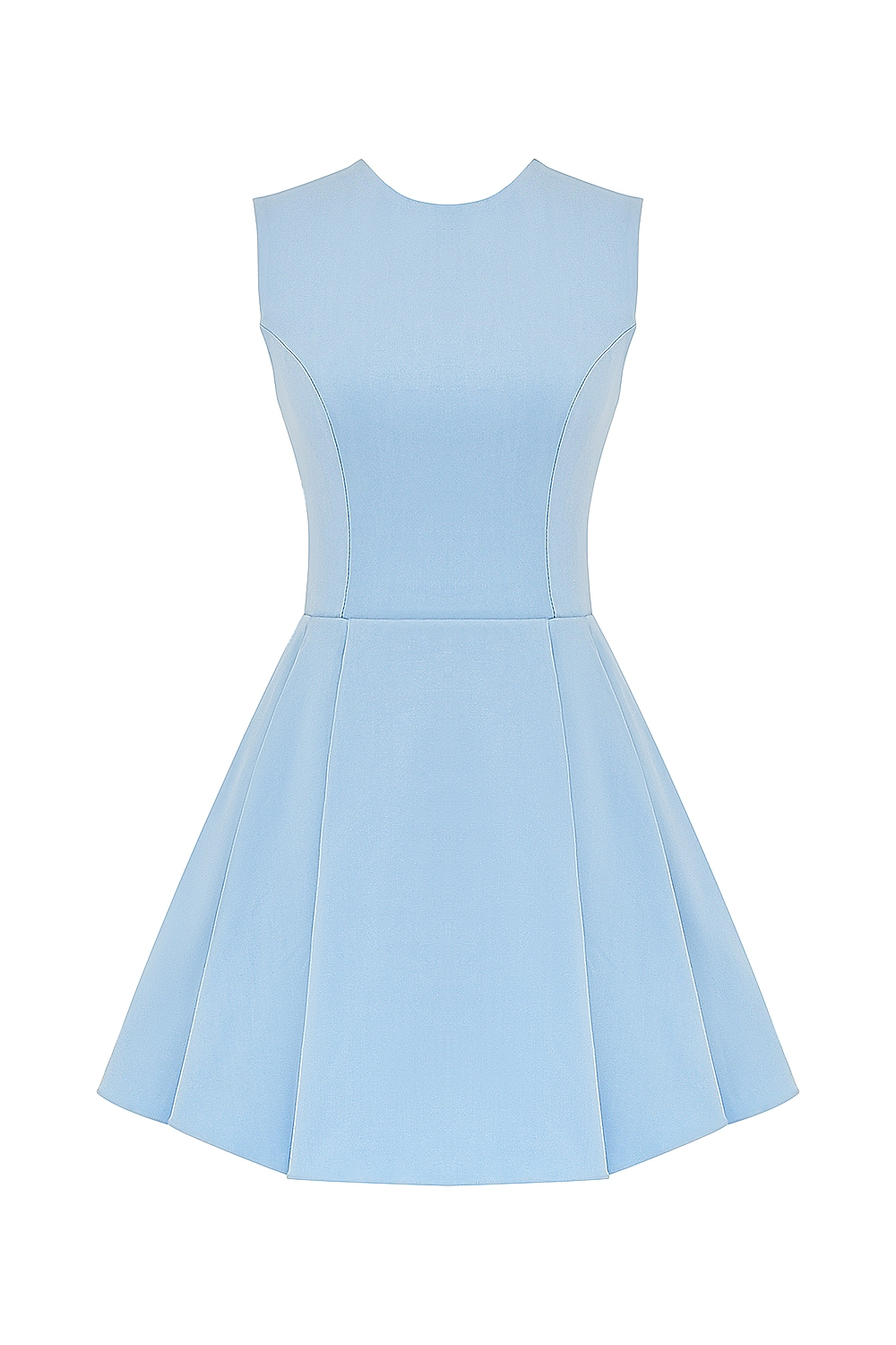 Ingrid  Tuscan Blue Twill Mini Dress — image 15