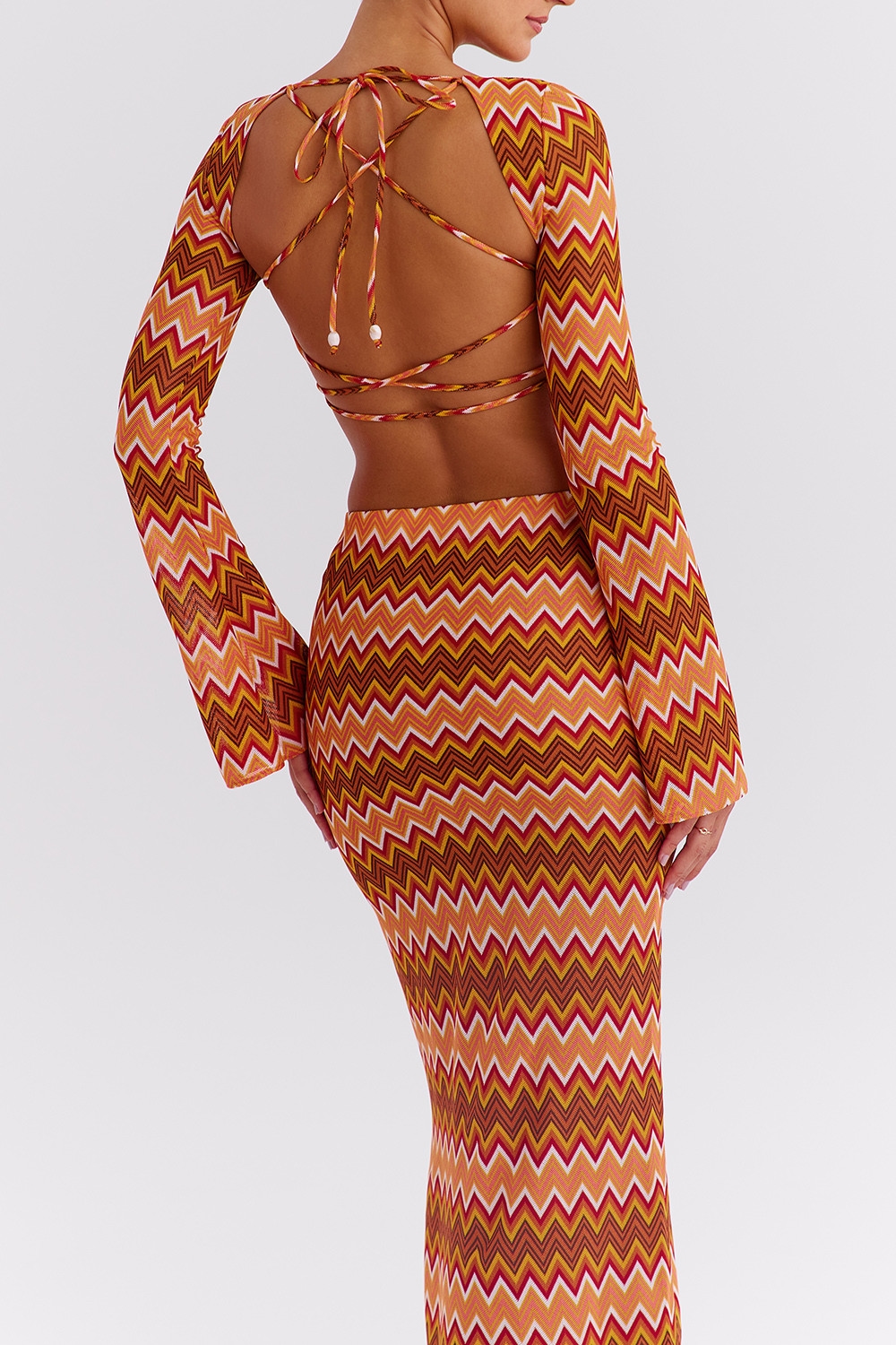 Mistress Rocks Multicolour Knit Open Back Top - SALE — image 10