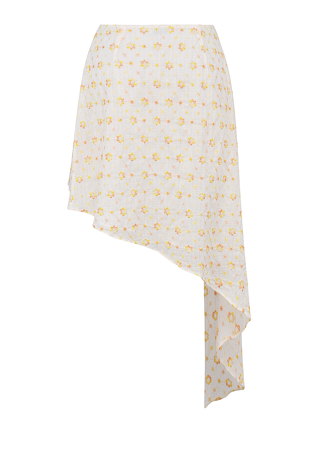 Mistress Rocks Cloud Floral Embroidered Hanky Hem Skirt - SALE — image 13