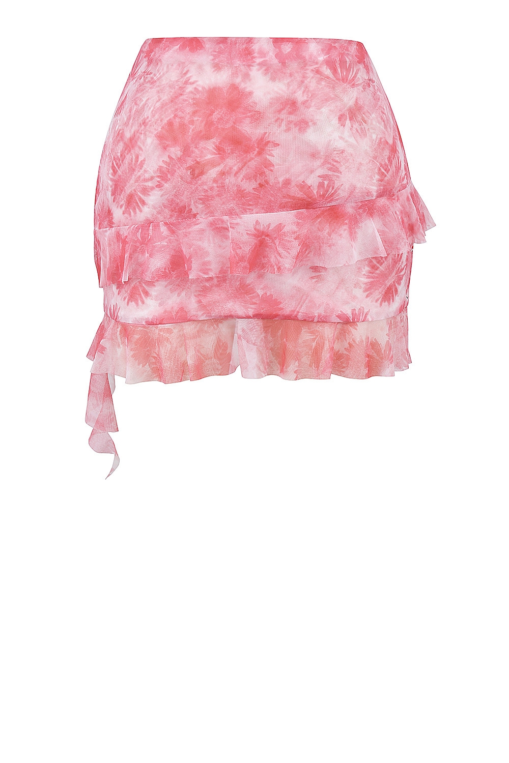 Mistress Rocks Pink Floral Print Ruffle Mini Skirt - SALE — image 15