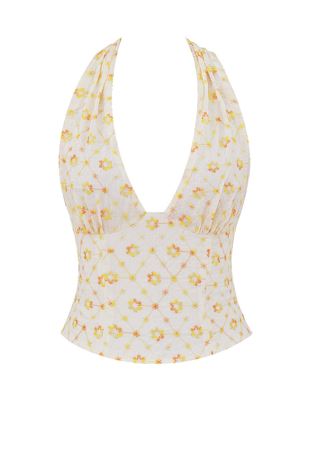 Mistress Rocks Cloud Floral Embroidered Halter Top - SALE — image 11