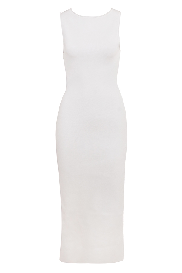 Noli  White Sleeveless Maxi Dress — image 8
