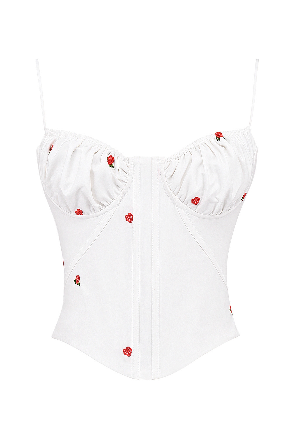 Mistress Rocks Cloud Rose Embroidered Corset - SALE — image 11