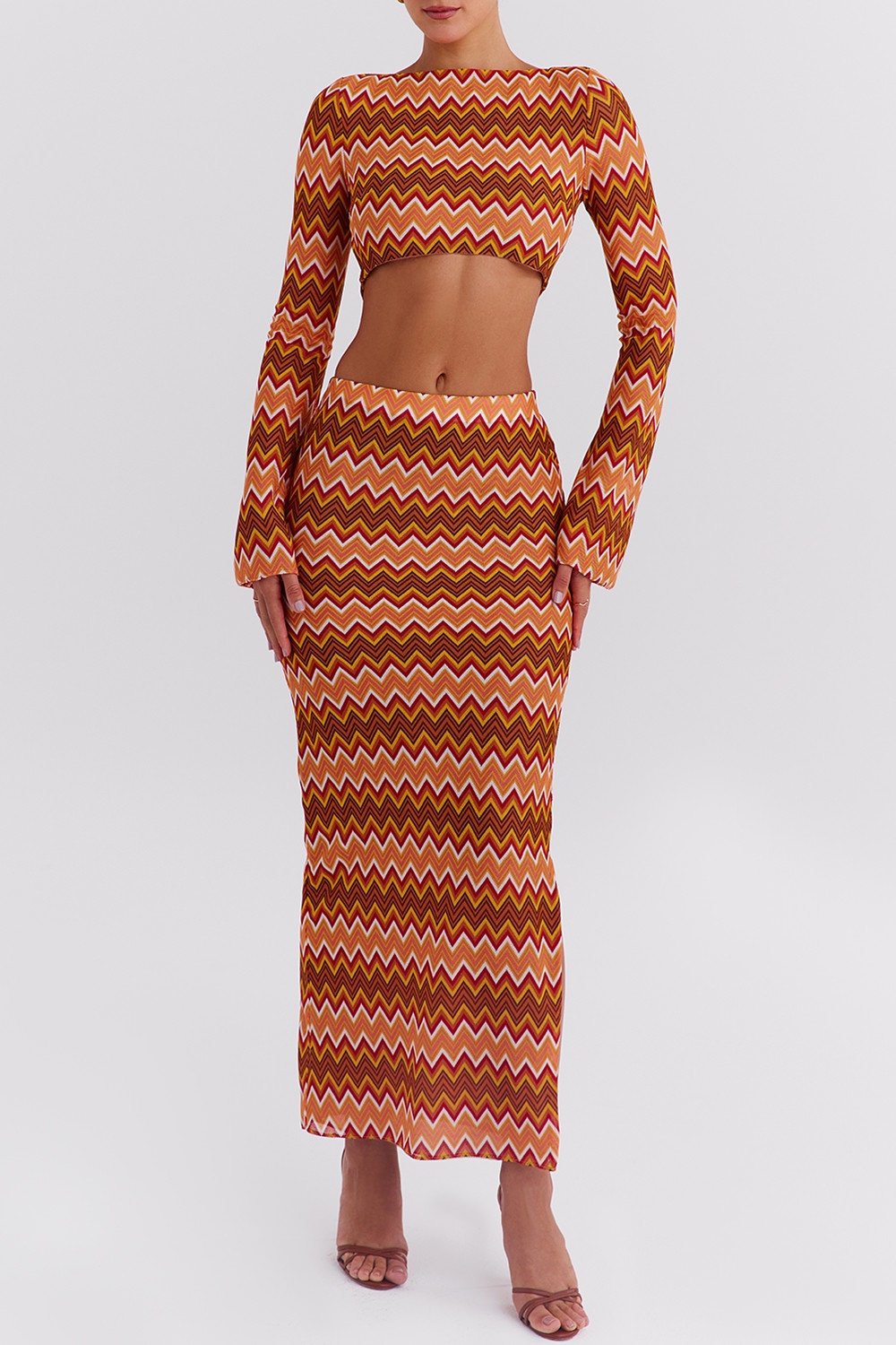 Mistress Rocks Multicolour Knit Maxi Skirt - SALE — image 3