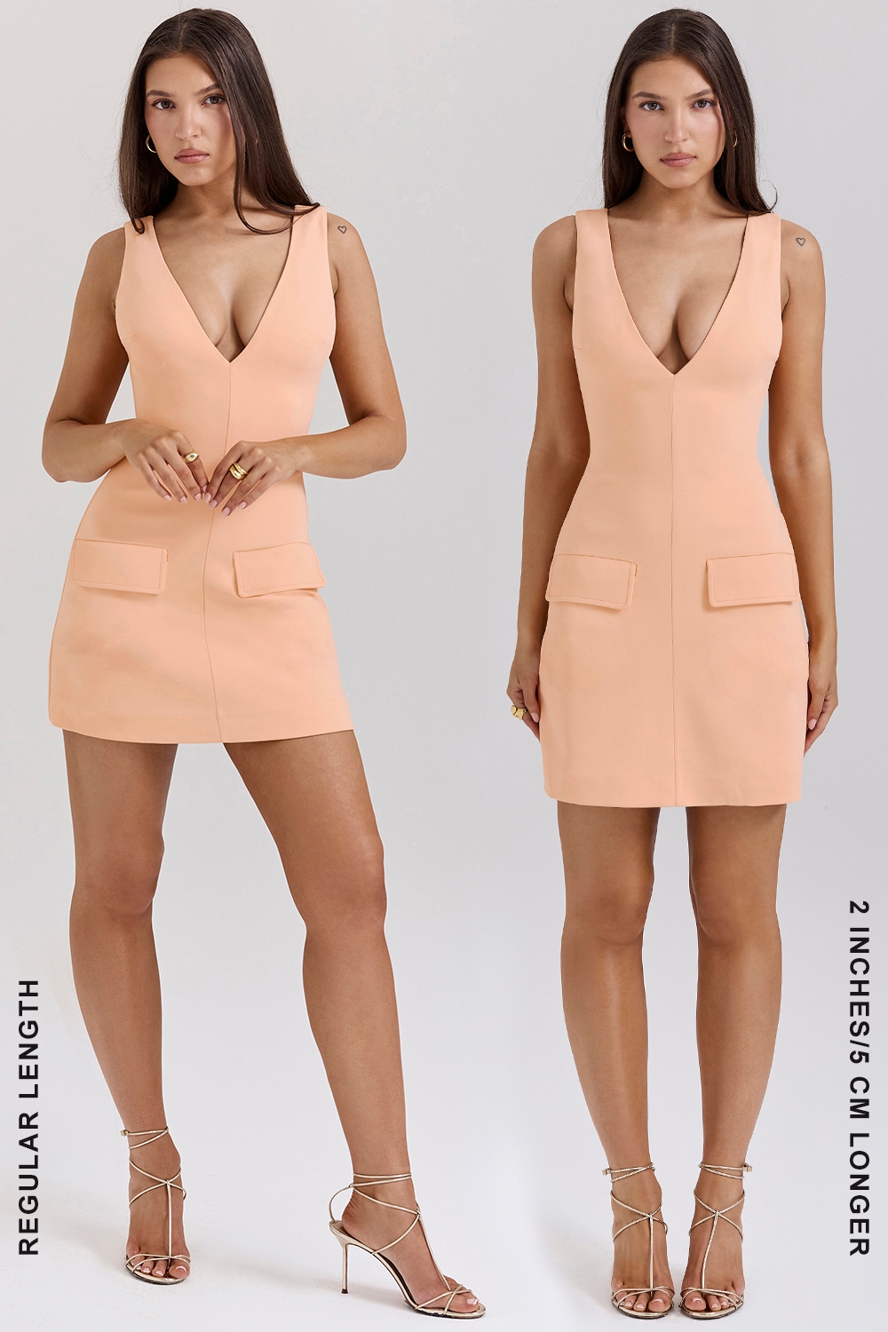Olympia  Sorbet Plunge Mini Dress — image 7