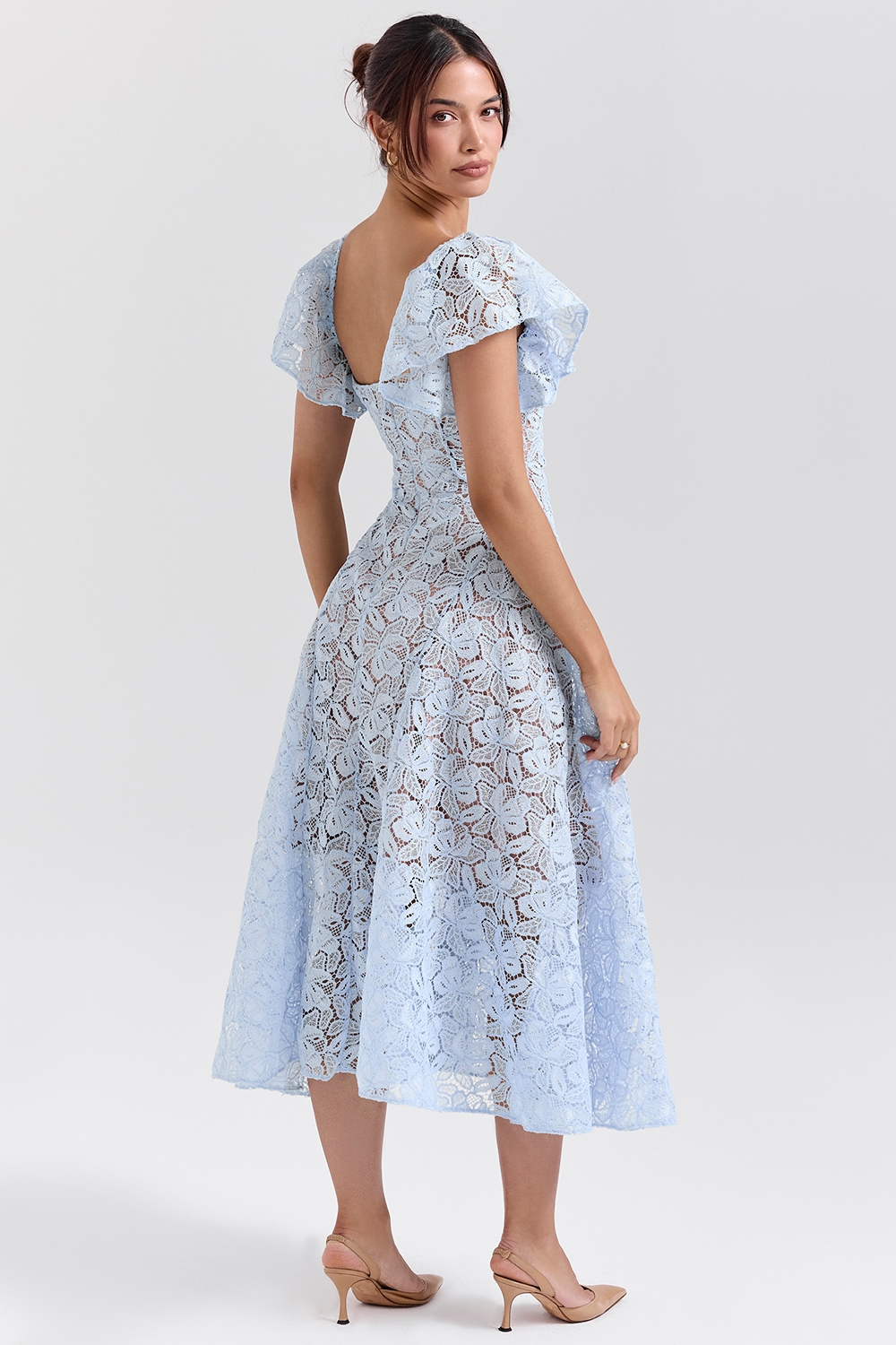Austen  Bluebell Floral Lace Midi Dress — image 7