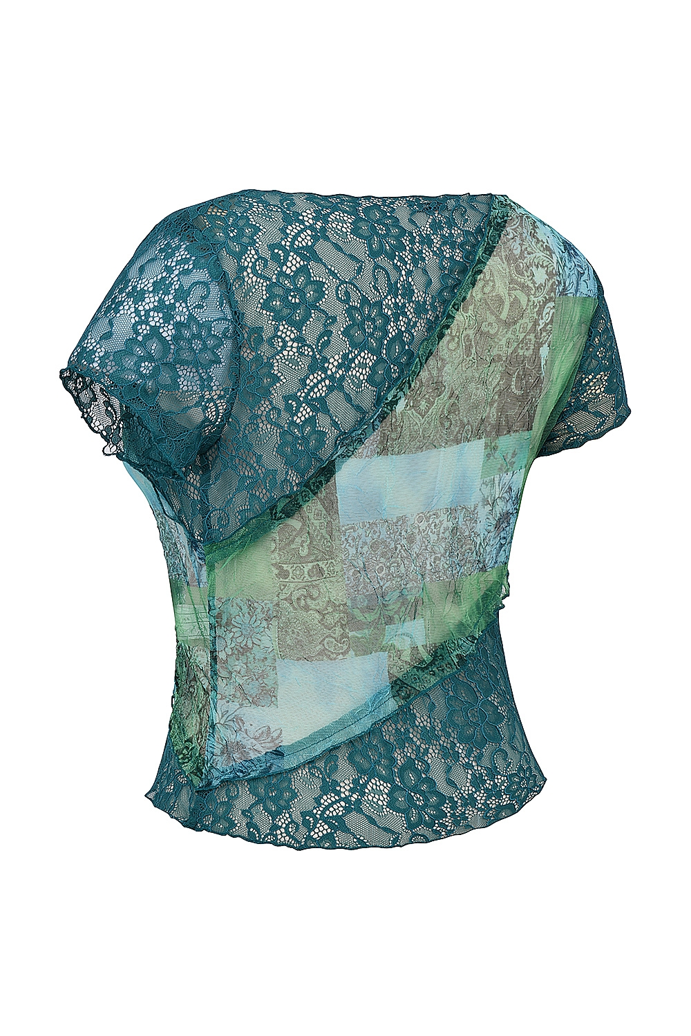 Mistress Rocks Ocean Teal Panelled Top - SALE — image 11