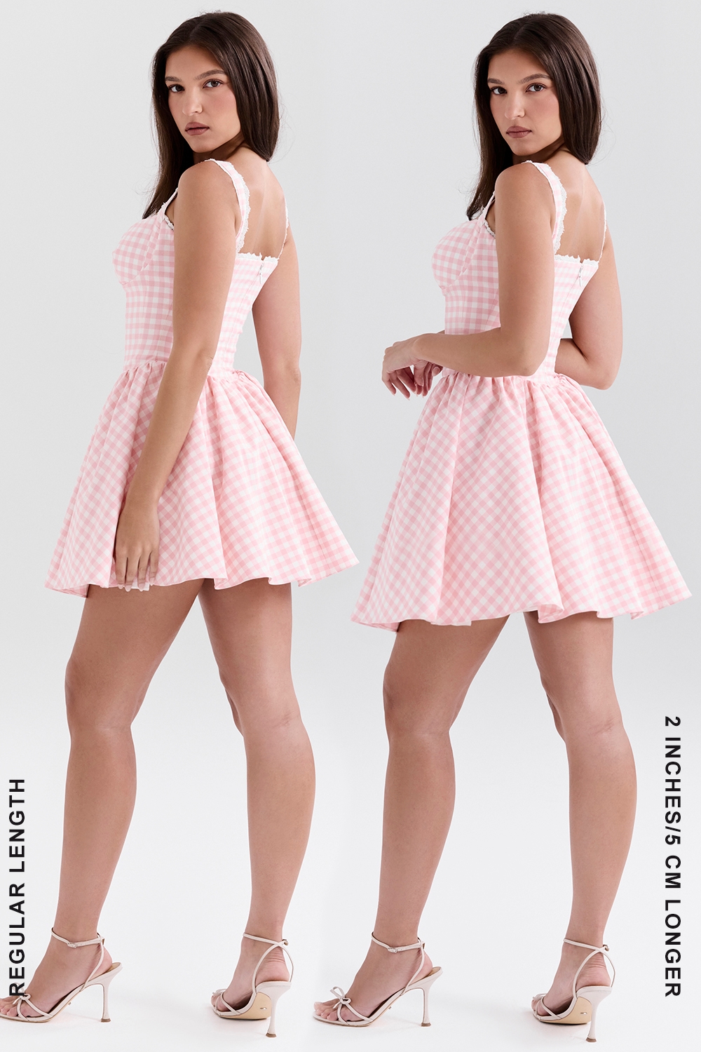 Brigitte  Strawberry Shortcake Gingham Corset Mini Dress — image 9