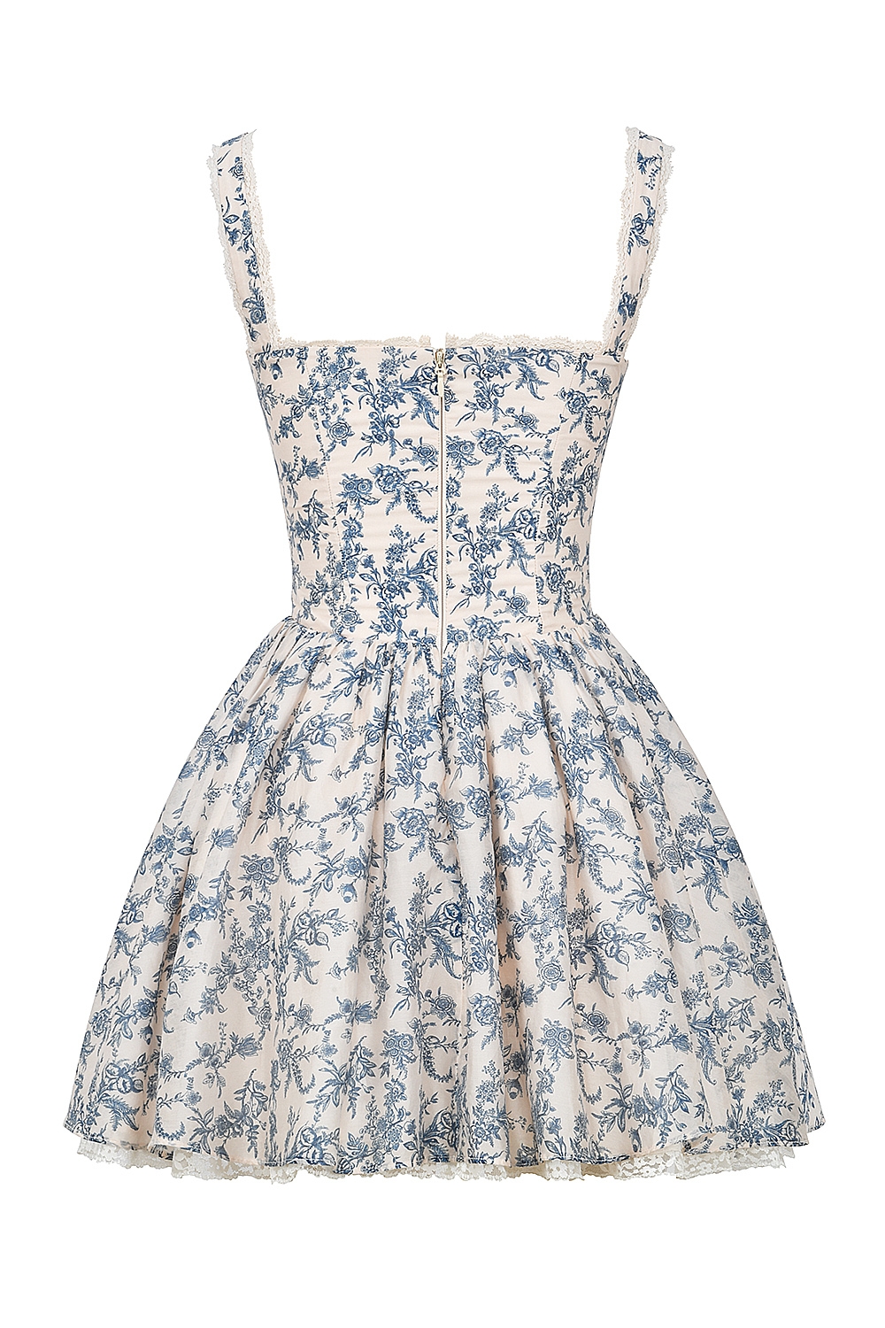 Brigitte  English Porcelain Print Corset Mini Dress — image 13