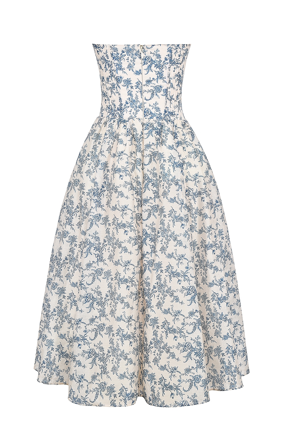 Bennett  English Porcelain Print Strapless Sundress — image 10