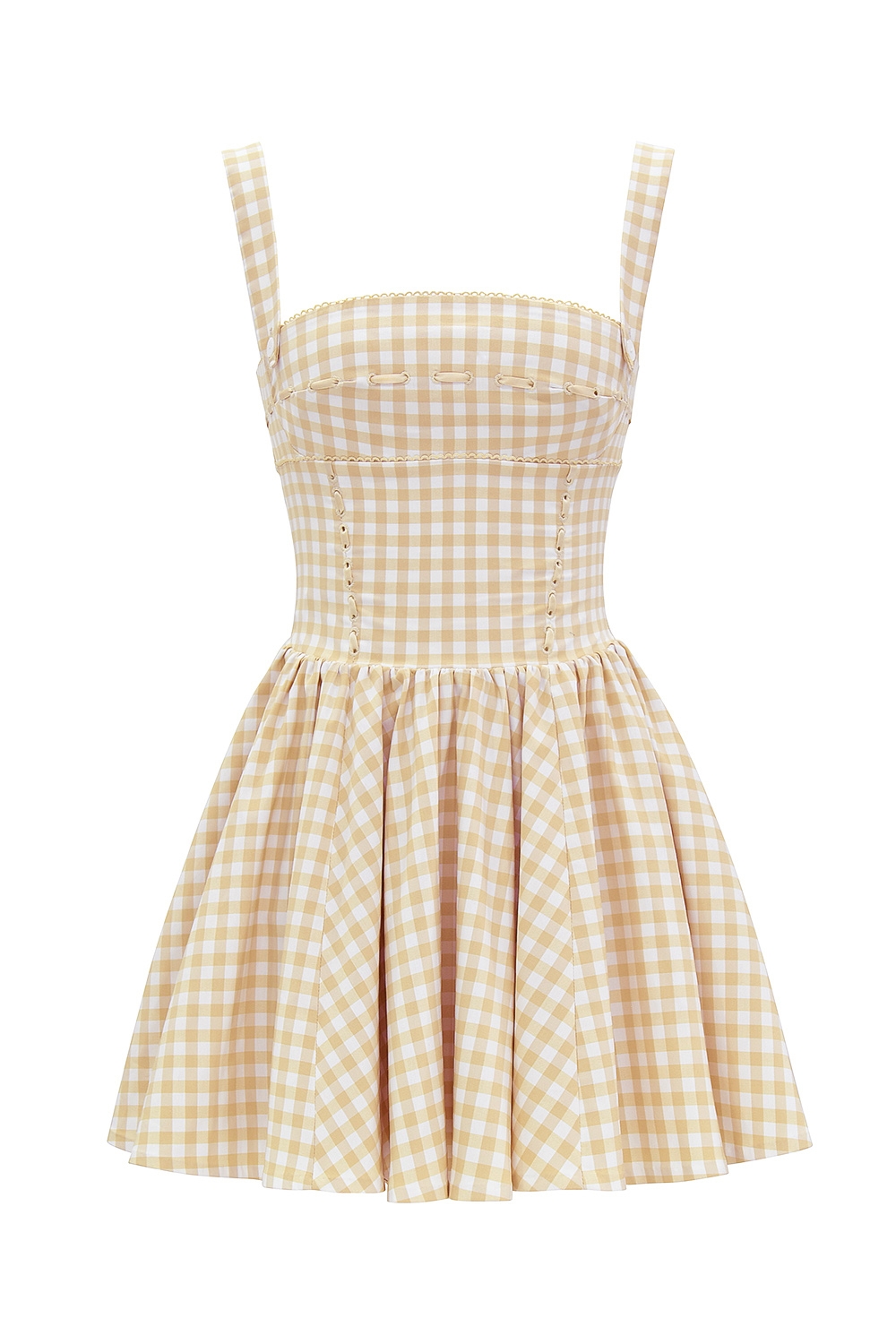 Isadora  Gingerbread Gingham Mini Dress — image 11