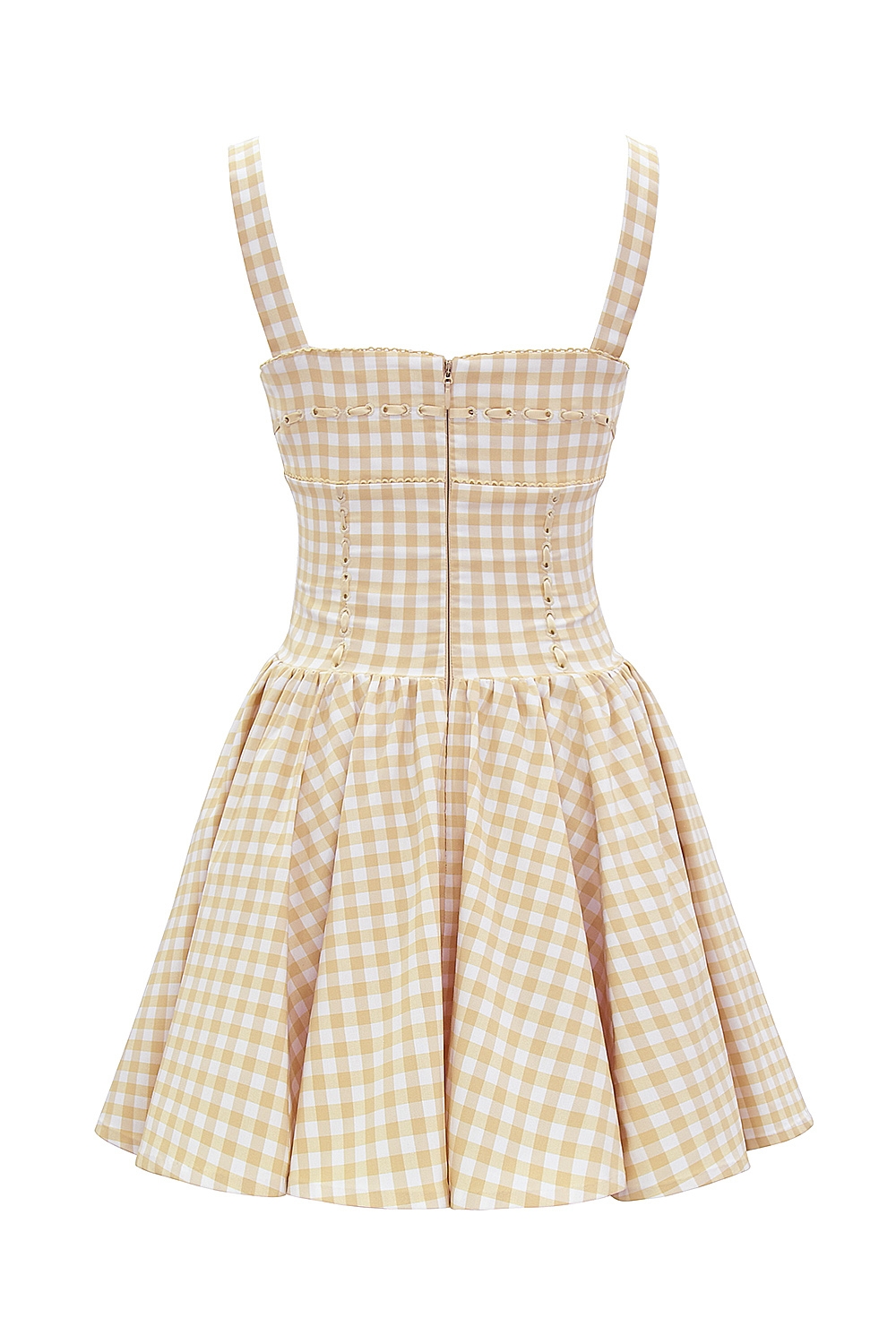 Isadora  Gingerbread Gingham Mini Dress — image 13