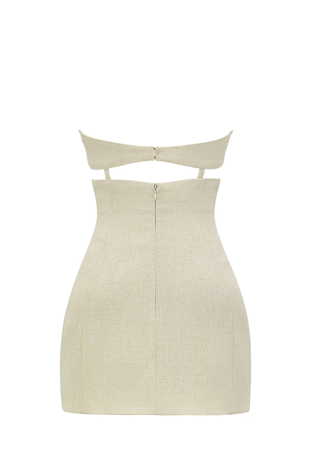 Mistress Rocks Butterscotch Cutout Halter Mini Dress - SALE — image 11
