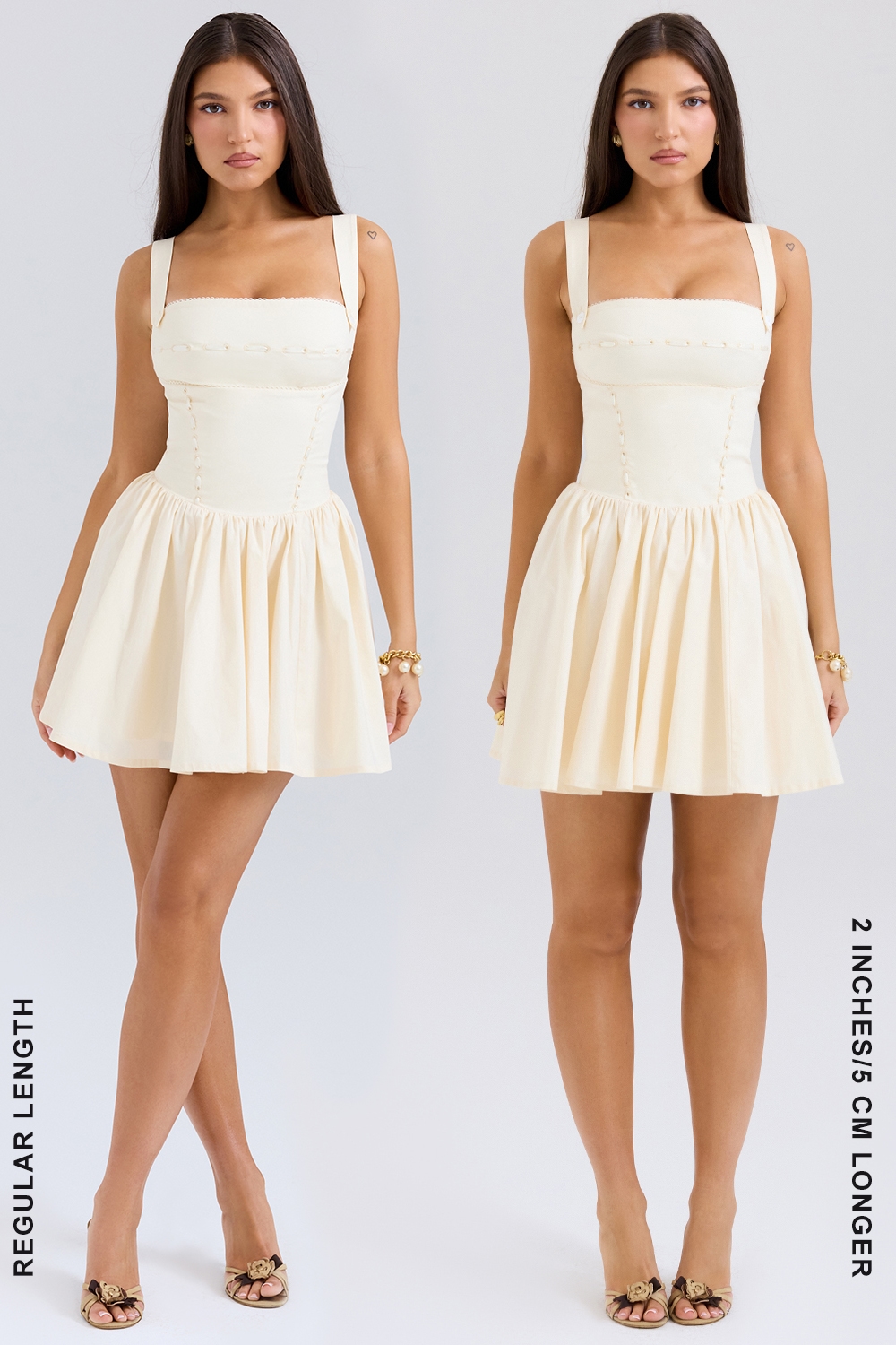Honor  Buttermilk Ribbon Detailed Mini Dress — image 8