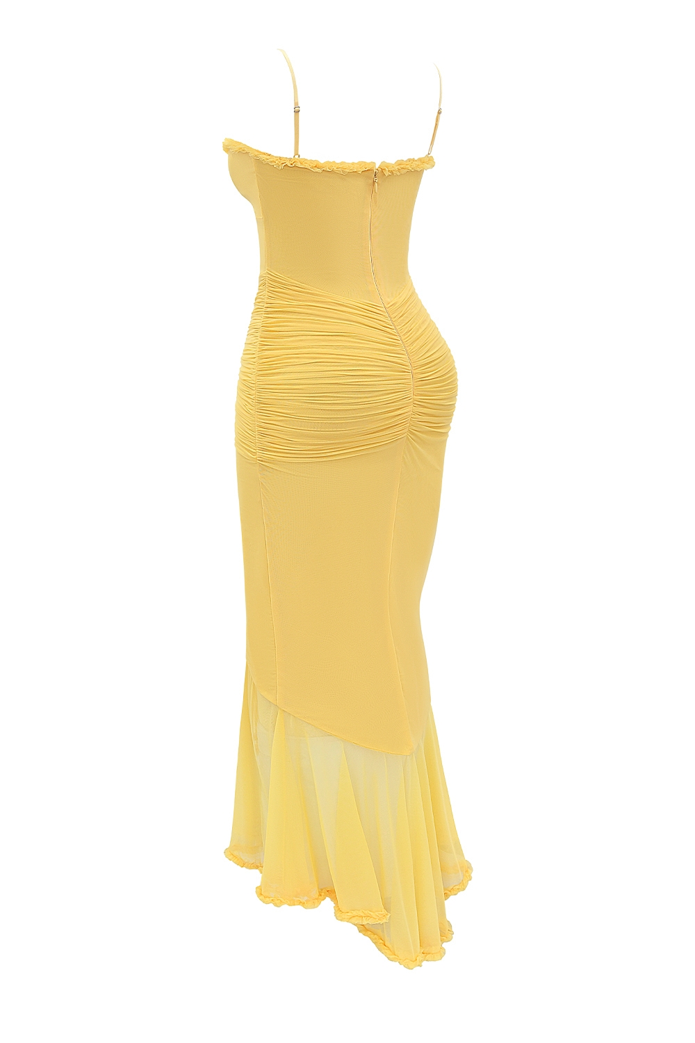 Gabbi  Apricot Ruffled Front Gown — image 13