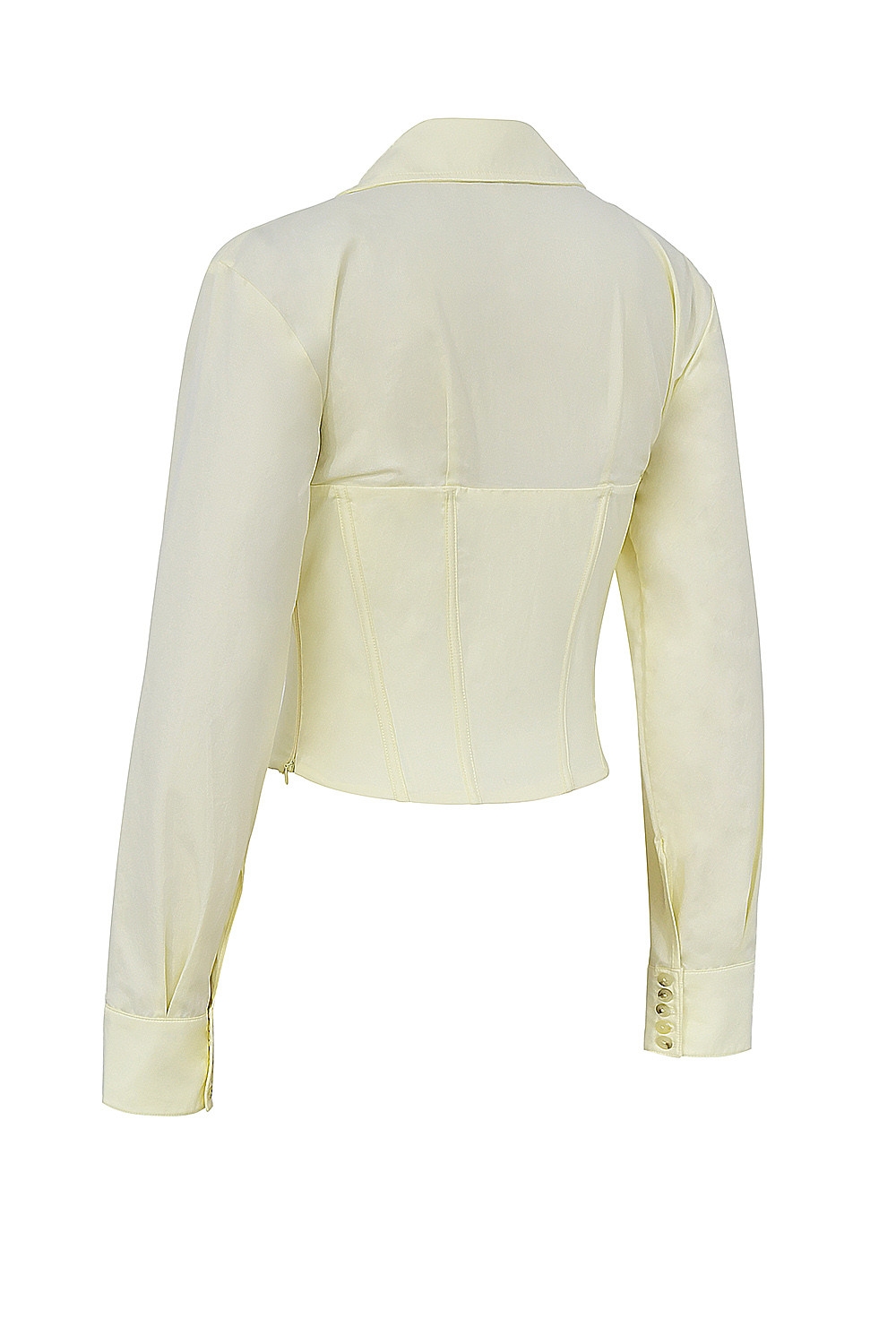 Mistress Rocks Vanilla Plunge Corset Shirt - SALE — image 13