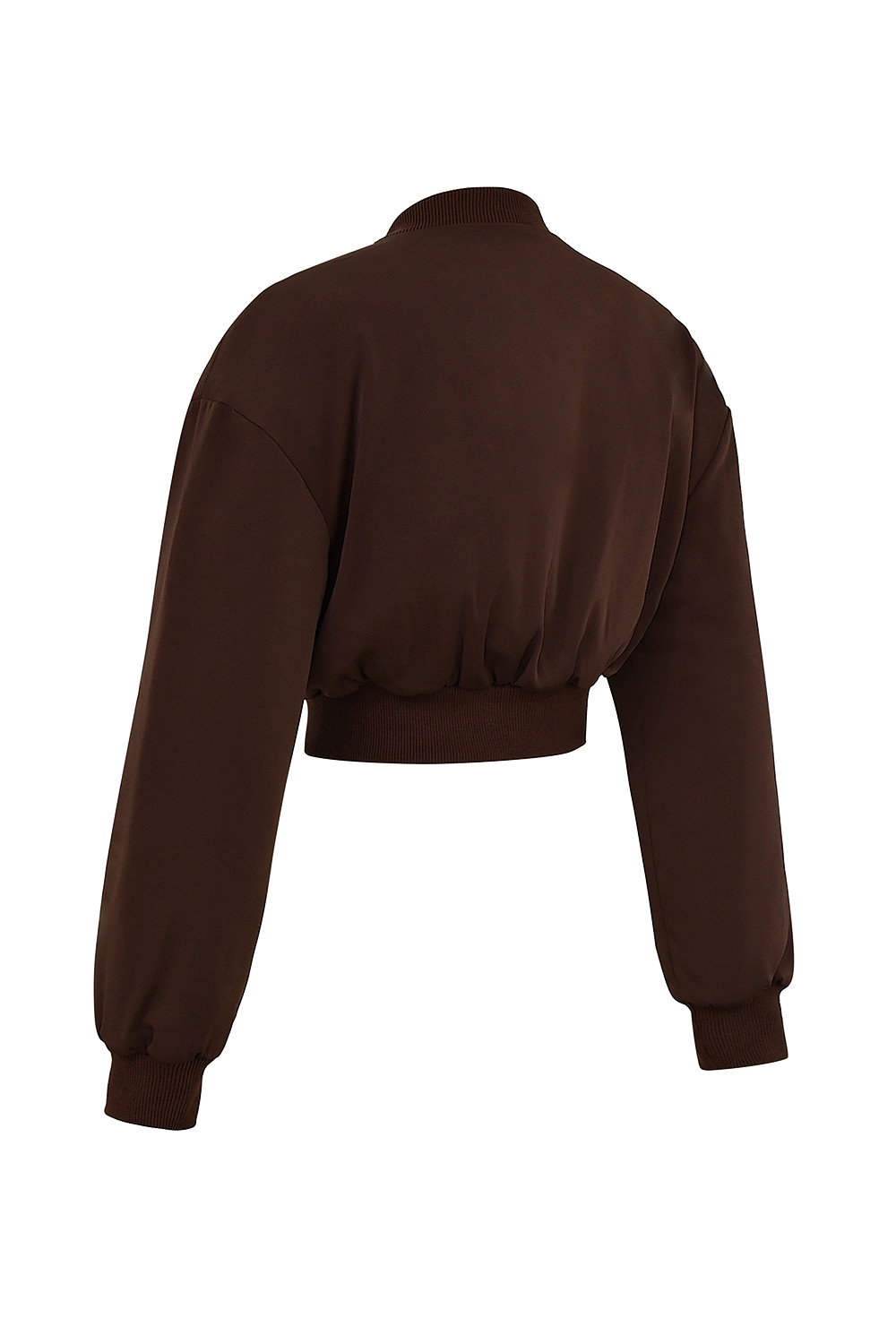 Mistress Rocks Cocoa Cropped Bomber Jacket - SALE — image 11