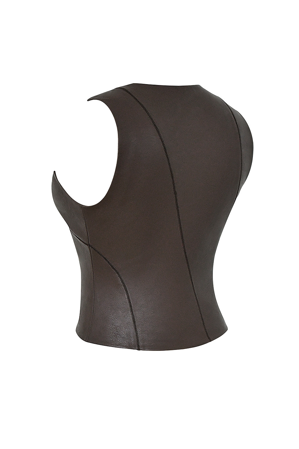 Mistress Rocks Earth Vegan Leather Sleeveless Top - SALE — image 11