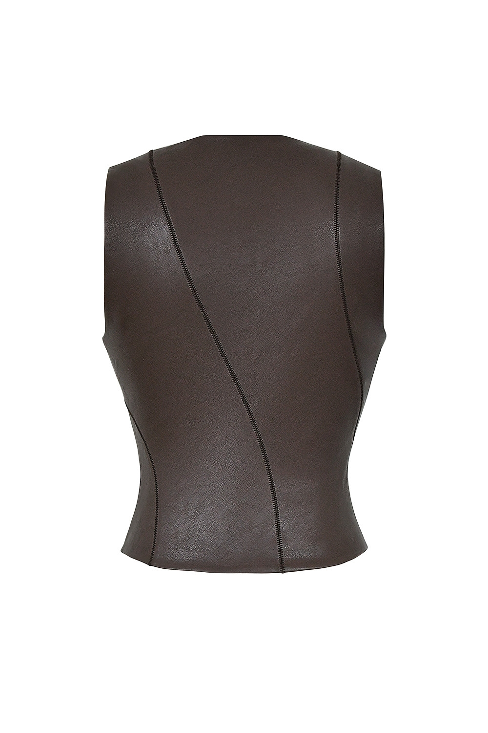 Mistress Rocks Earth Vegan Leather Sleeveless Top - SALE — image 12