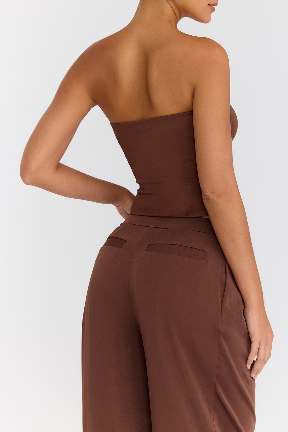 Mistress Rocks Cocoa Strapless Top - SALE — image 8