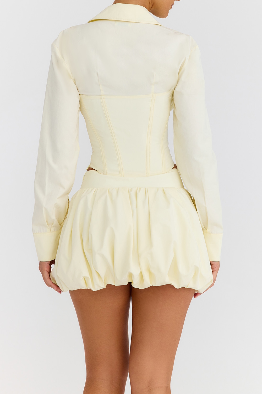 Mistress Rocks Vanilla Plunge Corset Shirt - SALE — image 9
