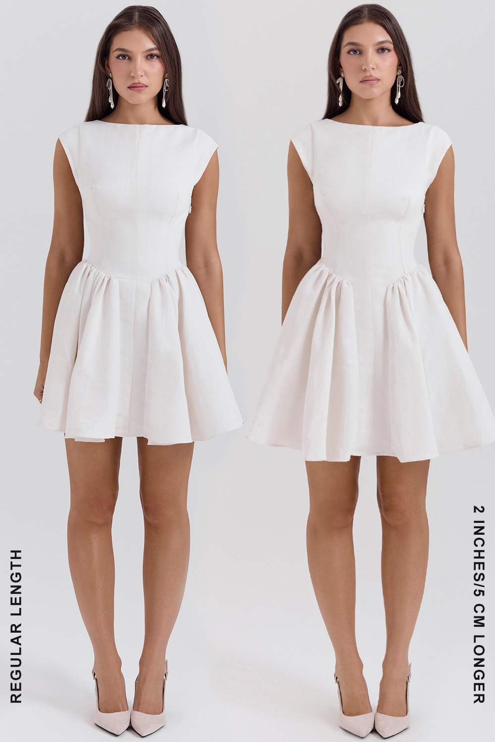 Enchant  White Open Back Mini Dress — image 8