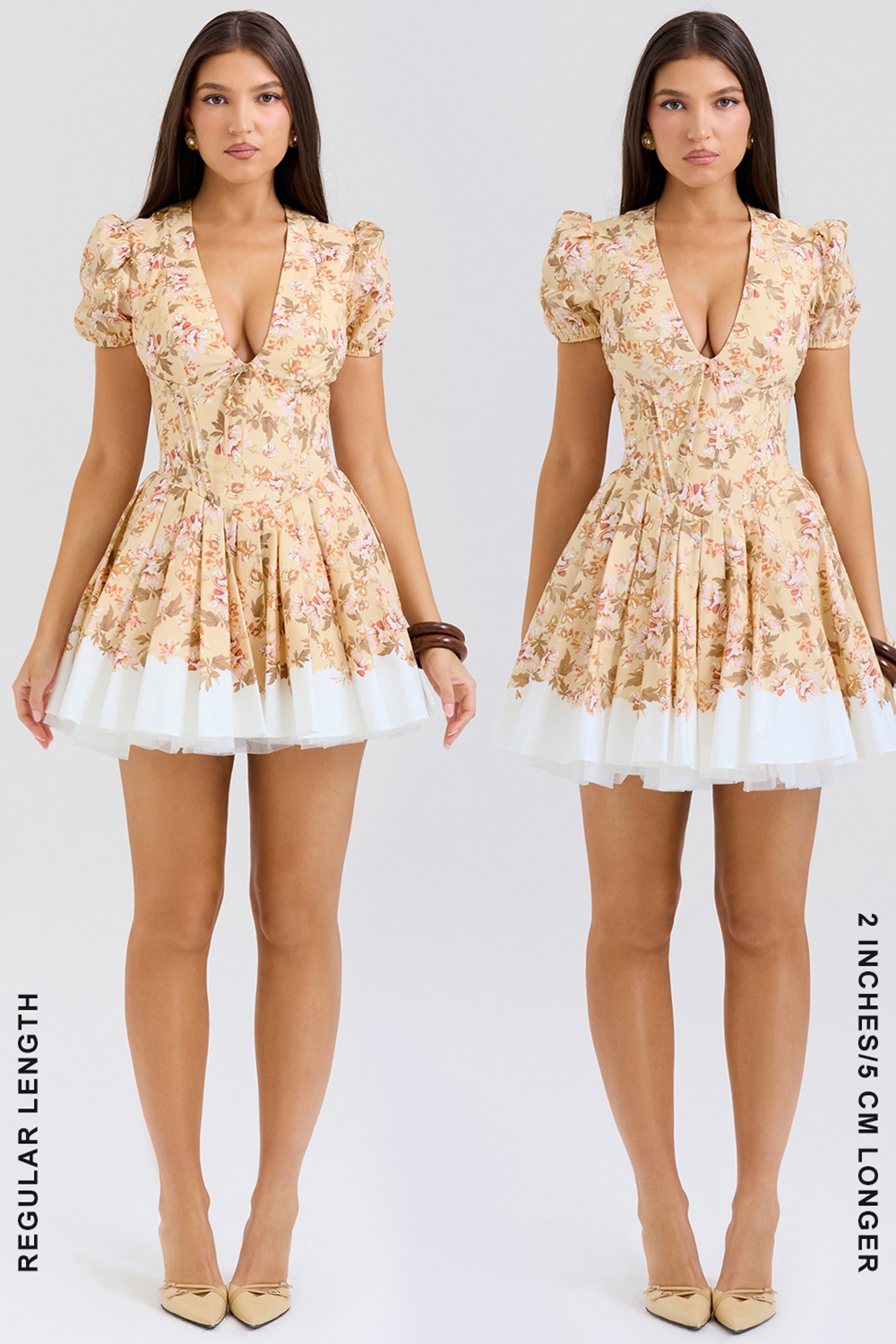 Imani  Honeyflower Print Pleated Cotton Mini Dress — image 8