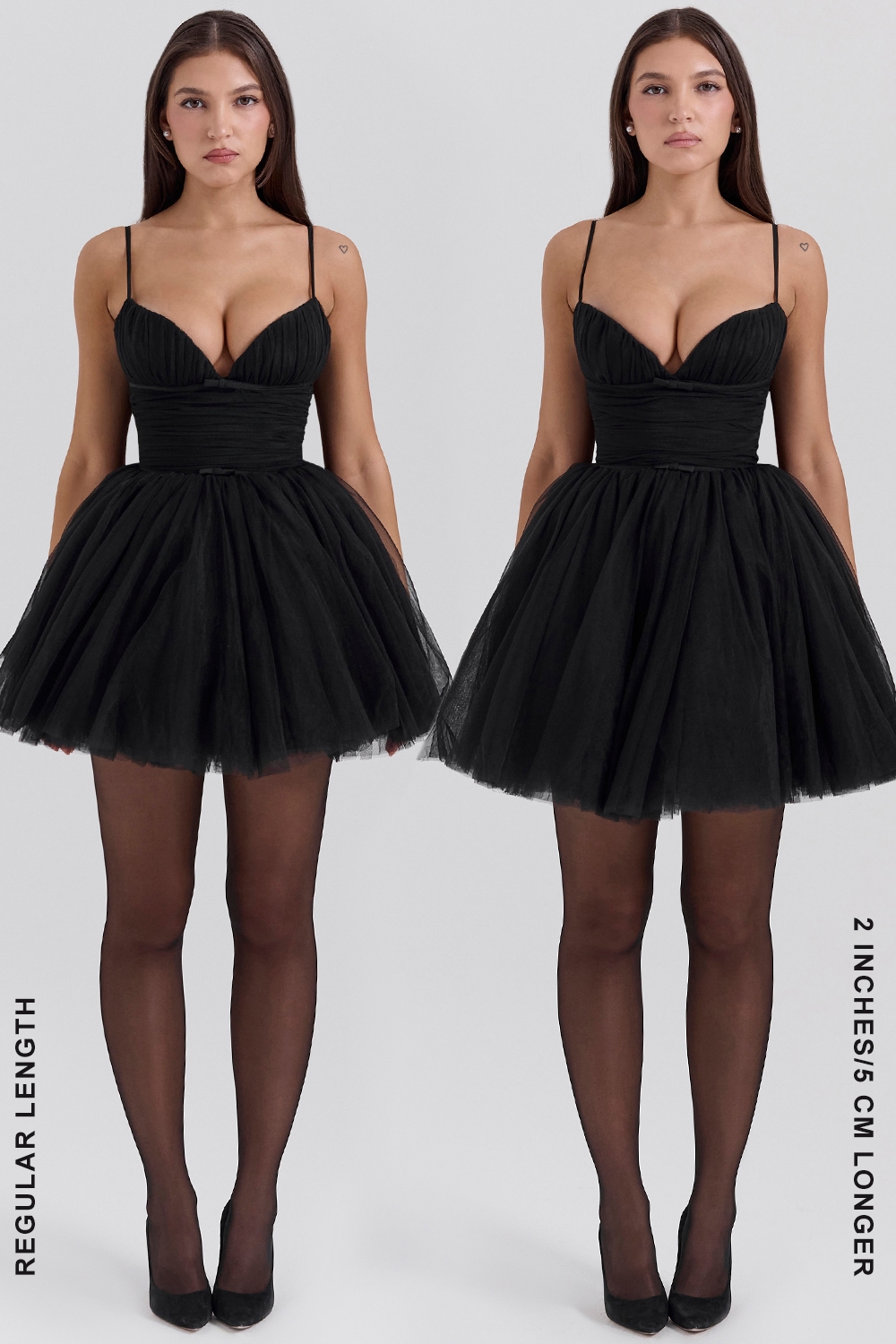 Princess  Black Tulle Mini Dress — image 8