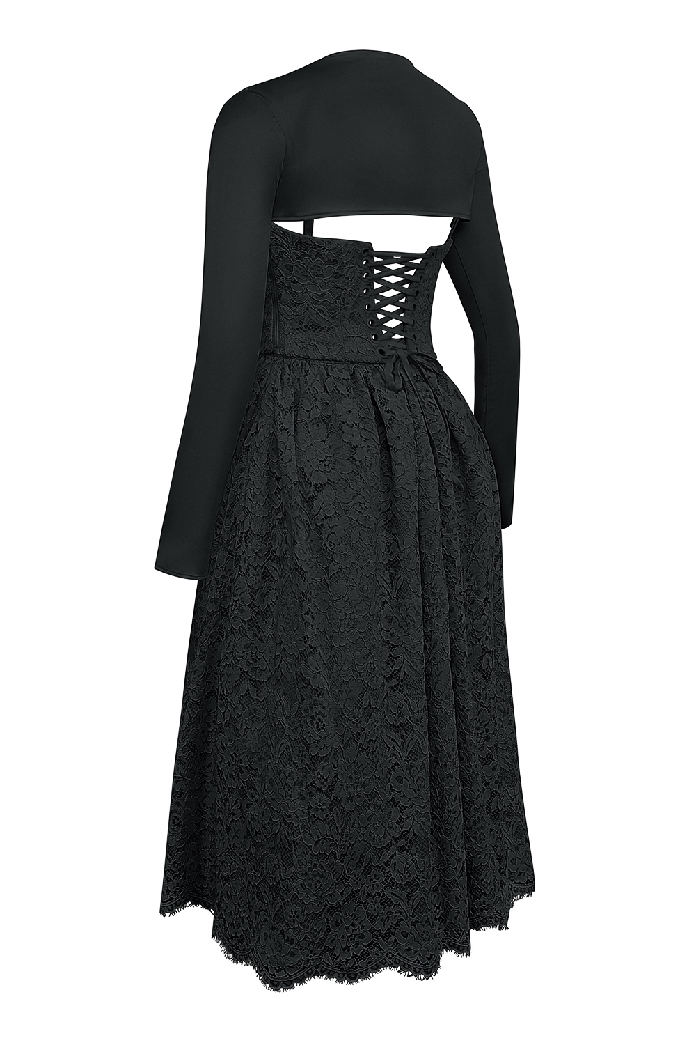 Duchess  Black Lace Corset, Skirt and Bolero — image 10