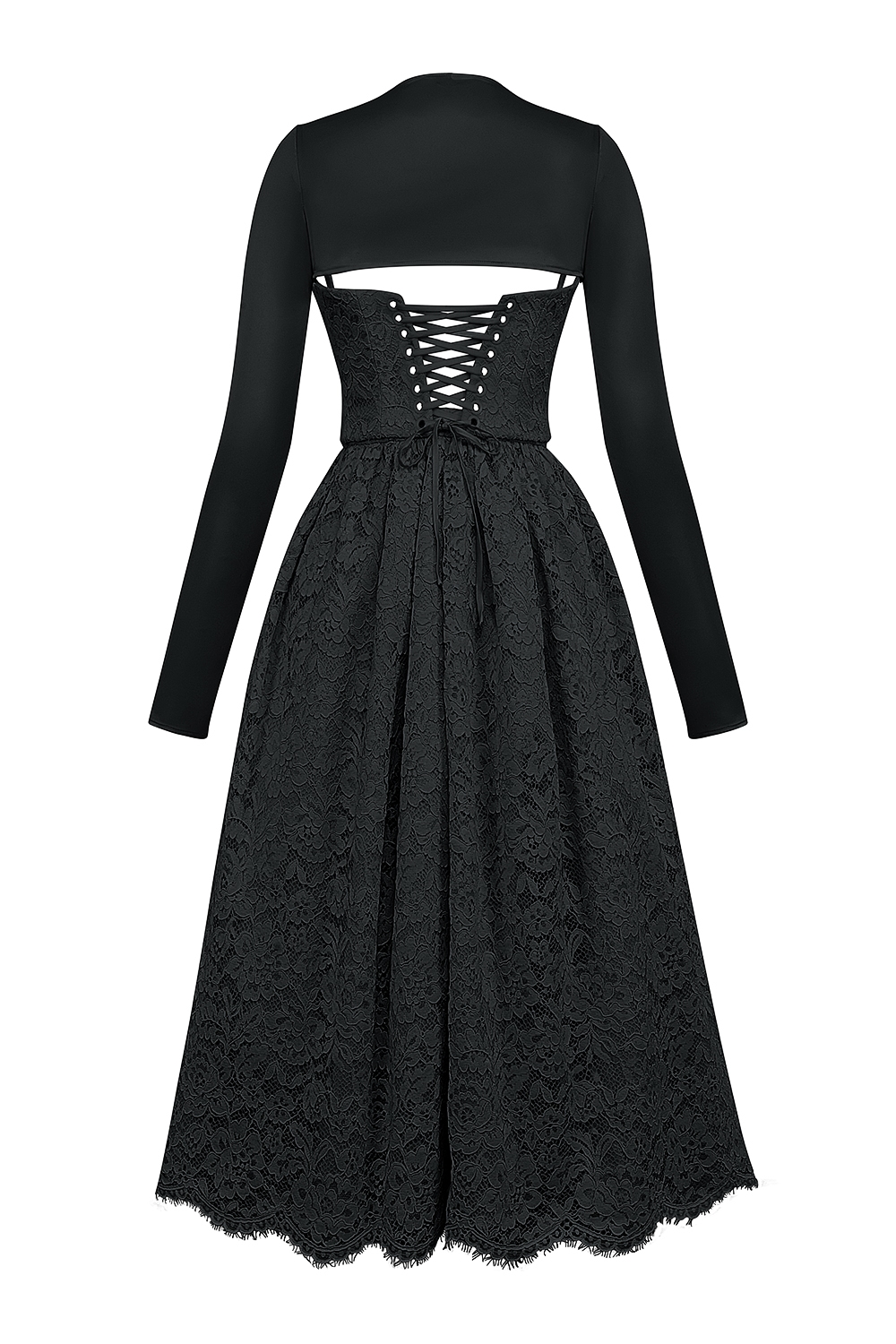 Duchess  Black Lace Corset, Skirt and Bolero — image 11