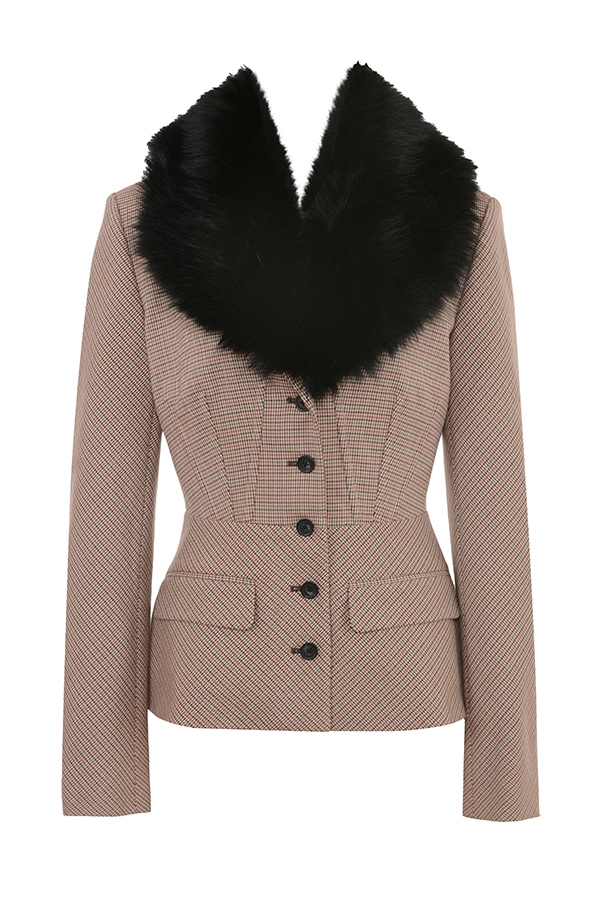 Buckingham  Puppytooth Check Hourglass Jacket — image 12