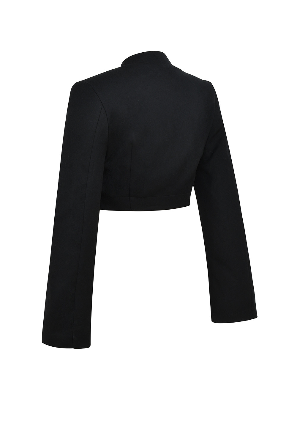 Mistress Rocks Black Cropped Wrap Front Jacket - SALE — image 10