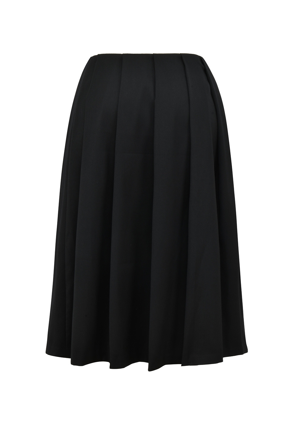 Mistress Rocks Black Pleated Wrap Front Midi Skirt - SALE — image 12