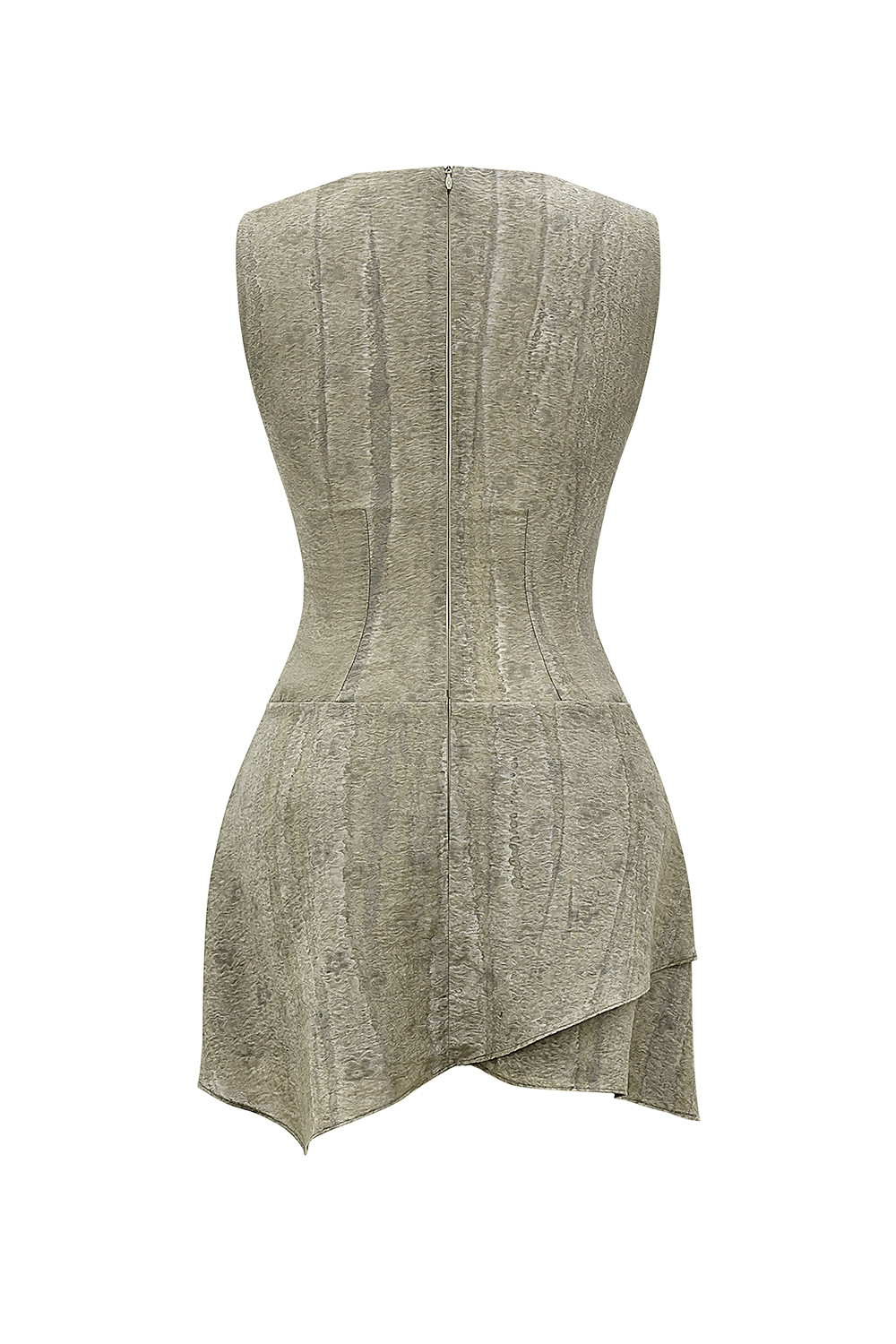 Mistress Rocks Printed Khaki Cutout Mini Dress - SALE — image 15