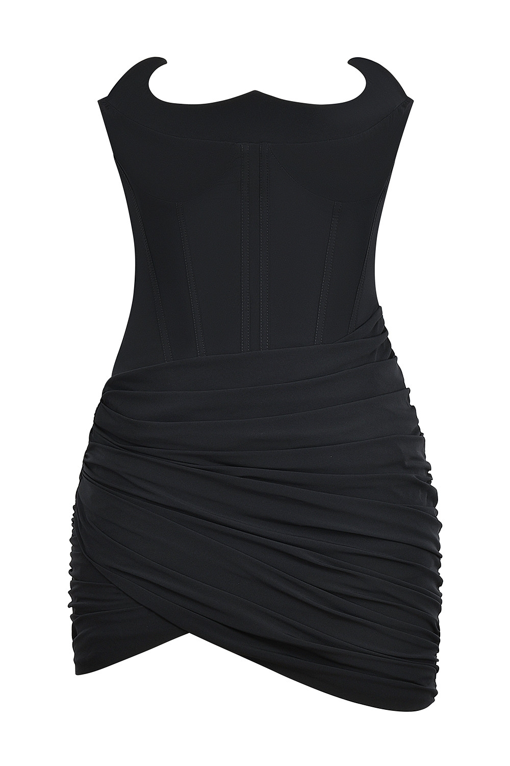Mistress Rocks Black Strapless Corset Mini Dress - SALE — image 9