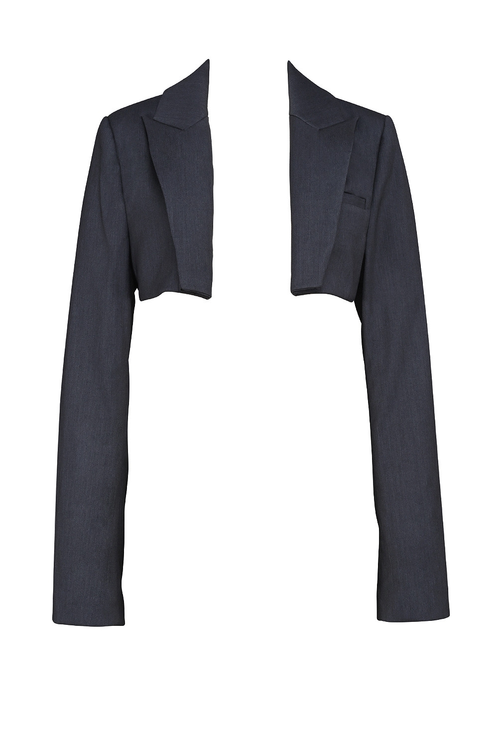 Mistress Rocks Dark Grey Cropped Tailored Jacket - SALE — image 10