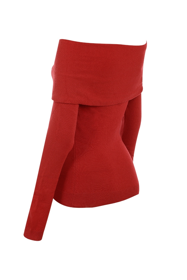 Amaryllis  Holly Red Cashmere Blend Sweater — image 9