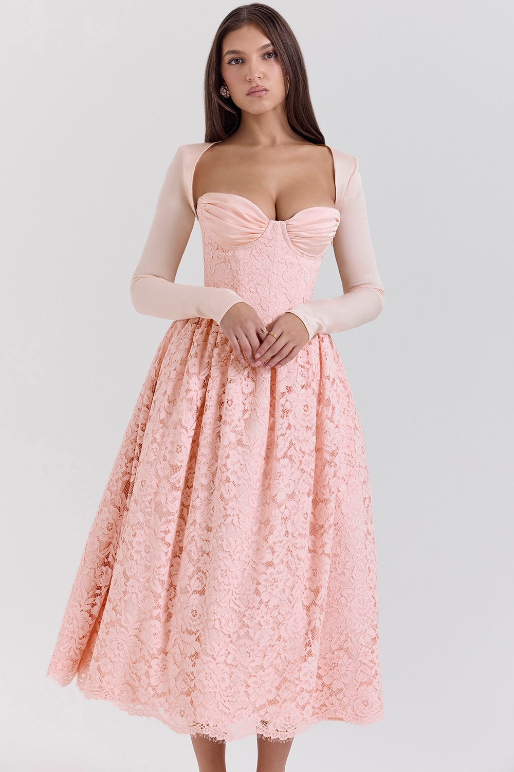 Duchess  Ballerina Pink Lace Corset, Skirt and Bolero — image 2