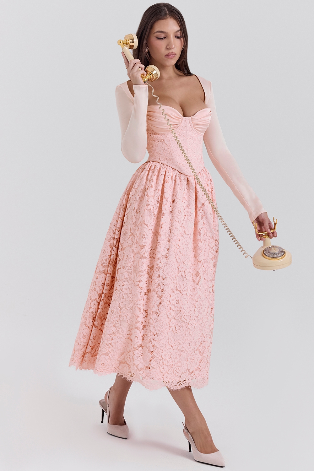 Duchess  Ballerina Pink Lace Corset, Skirt and Bolero — image 6
