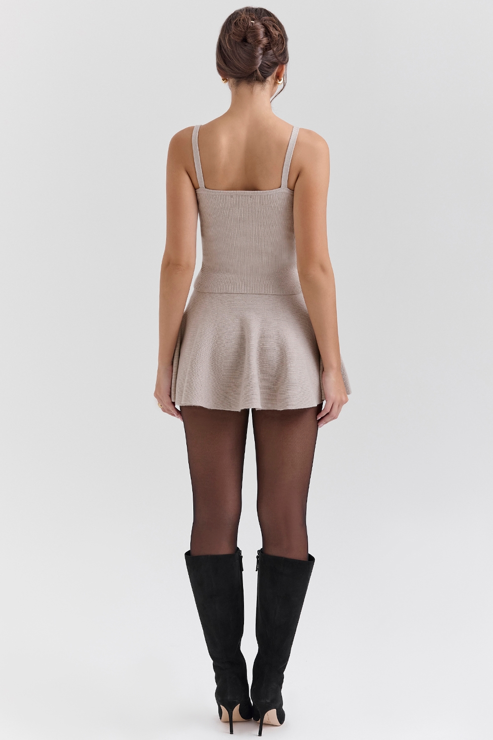 Leigh  Biscuit Wool Cashmere Camisole Top — image 7