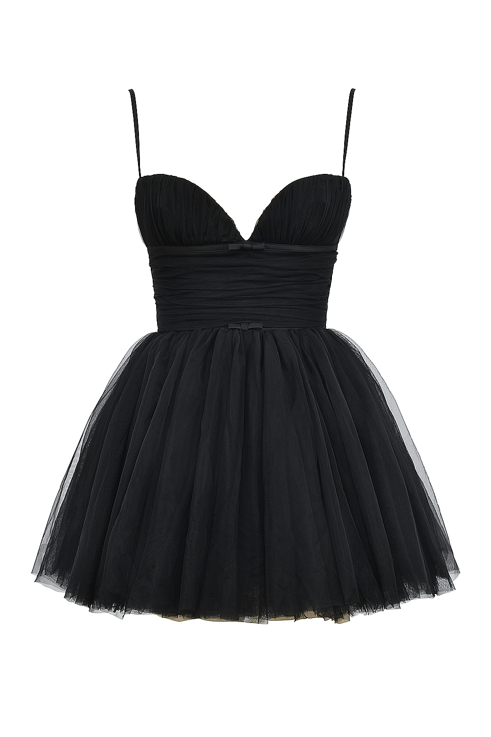 Princess  Black Tulle Mini Dress — image 12