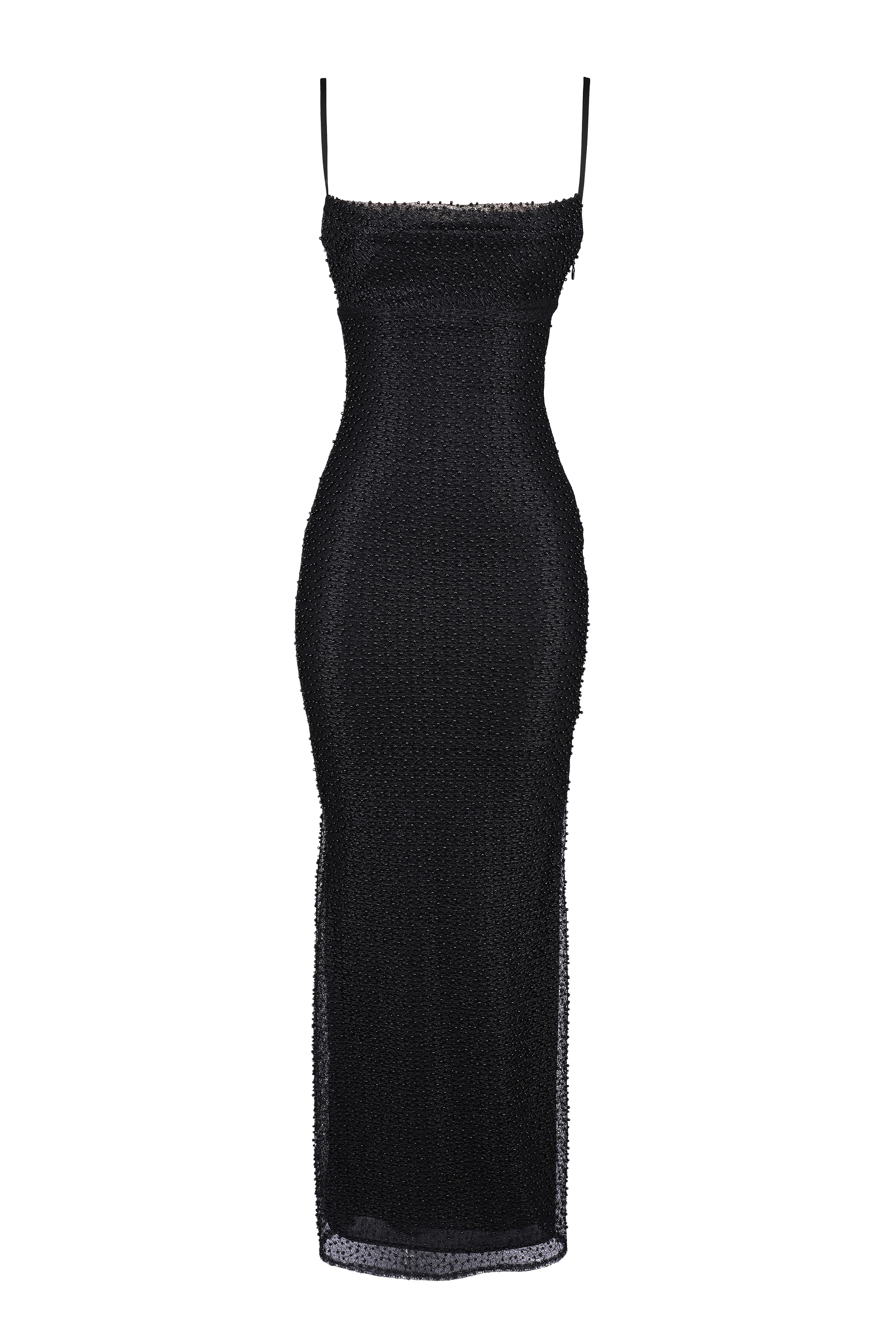 Calla  Black Pearl Embellished Maxi Dress — image 12