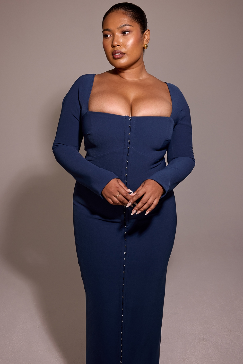 Corinthia  Midnight BodyCon Maxi Dress — image 10