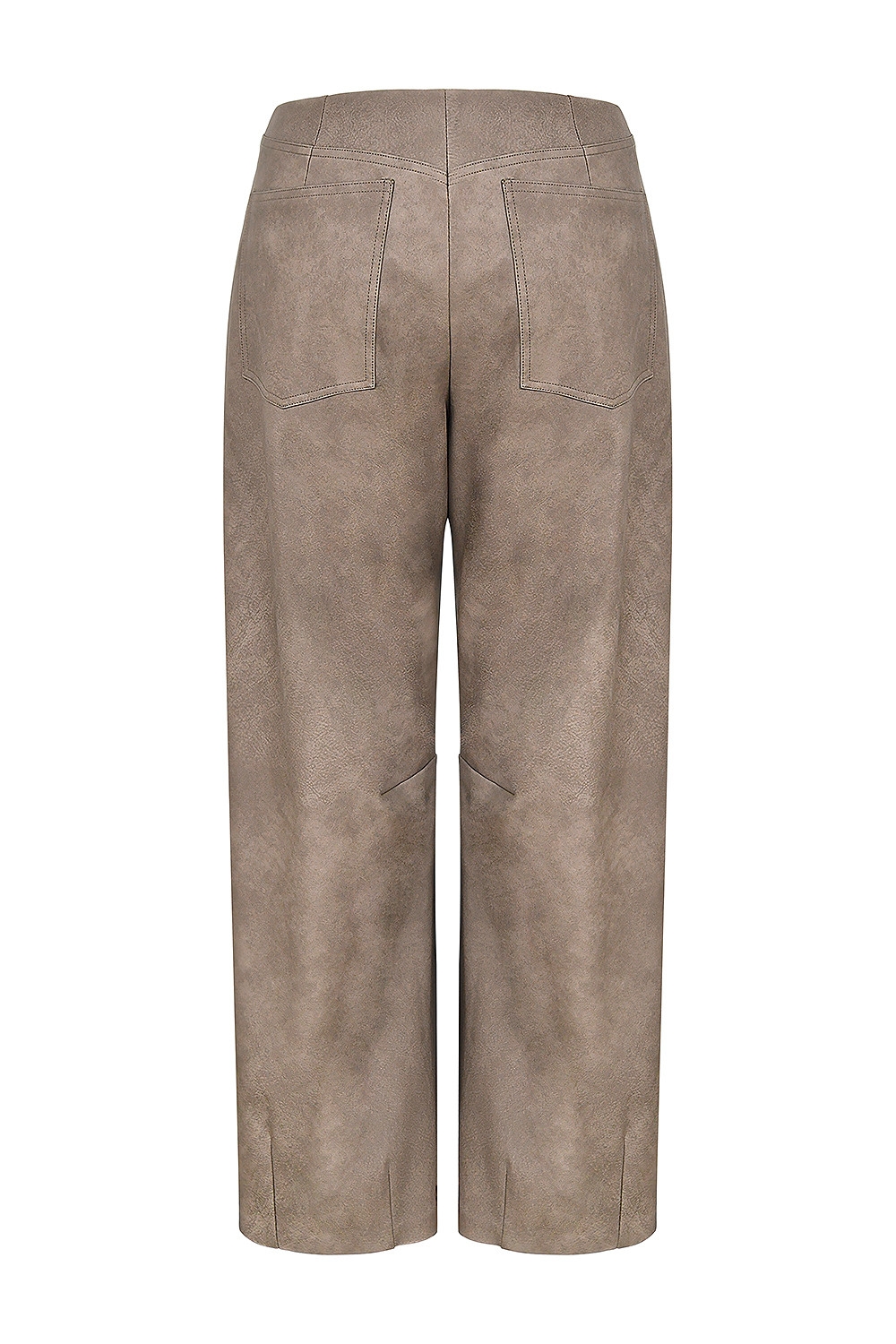 Mistress Rocks Mocha Vegan Leather Balloon Trousers - SALE — image 13
