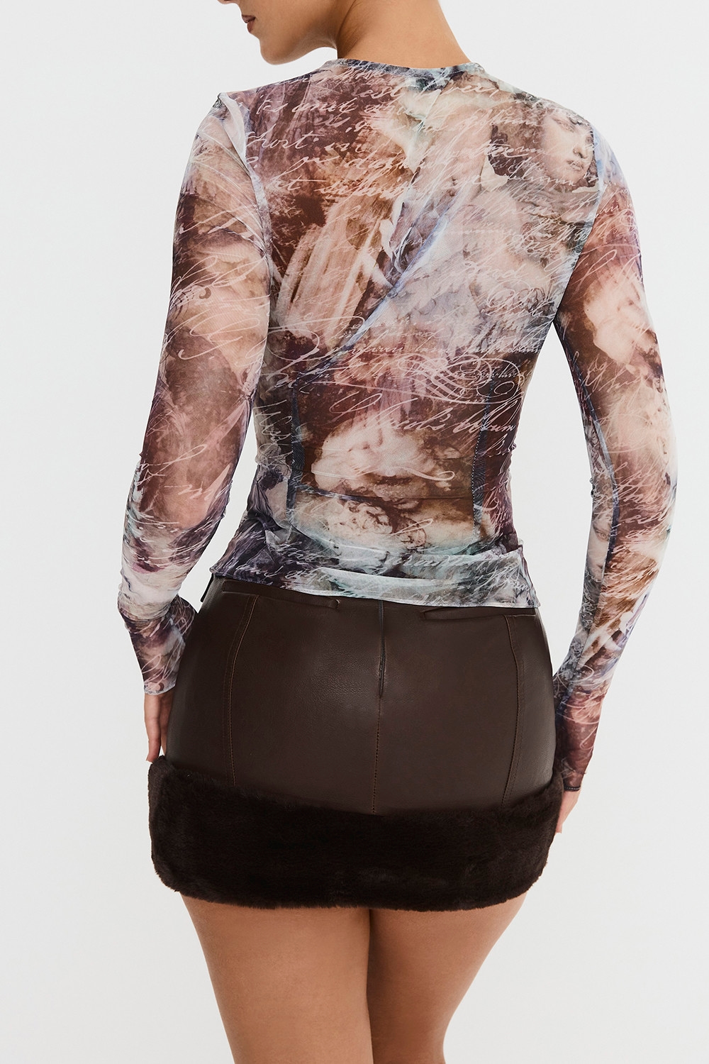 Mistress Rocks Draped Printed Top - SALE — image 8