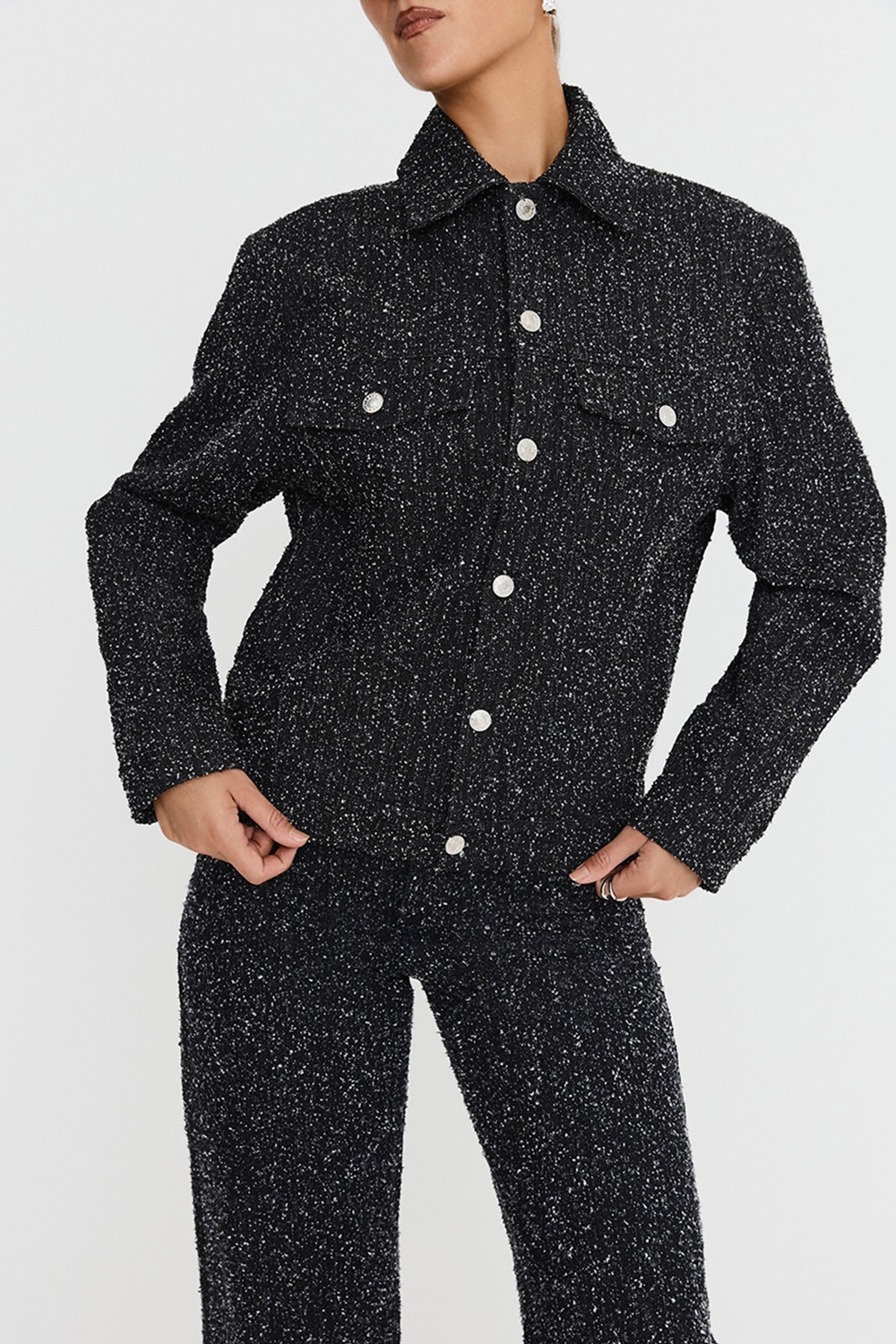 Mistress Rocks Distressed Black Denim Jacket - SALE — image 7