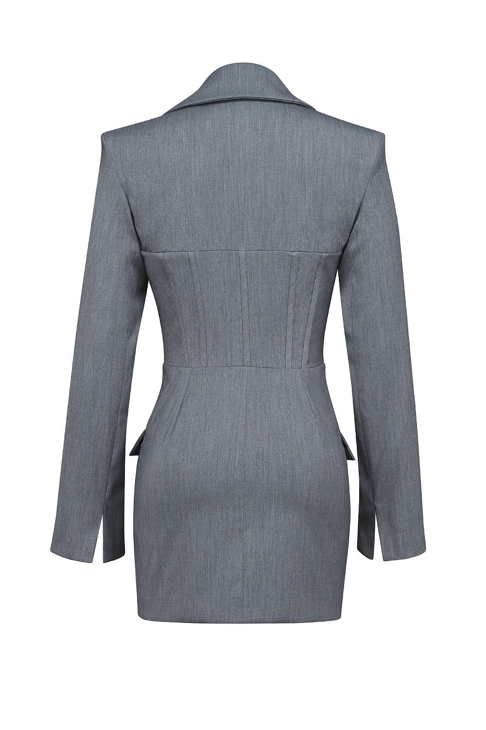 Mistress Rocks Dove Grey Corset Blazer Mini Dress - SALE — image 12
