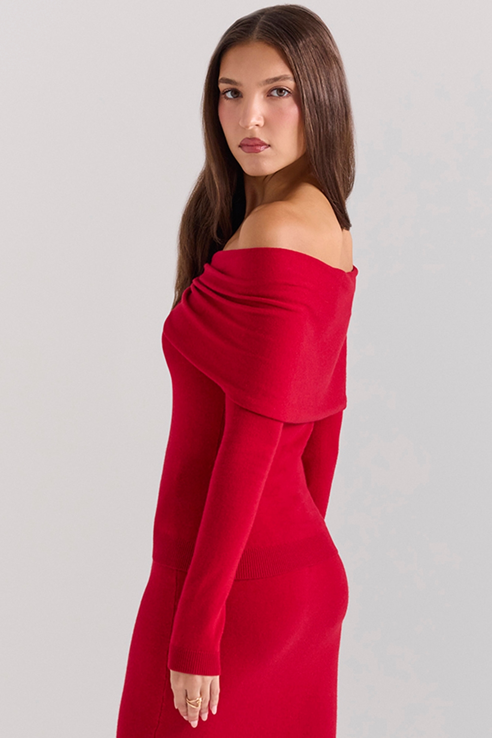 Amaryllis  Holly Red Cashmere Blend Sweater — image 5