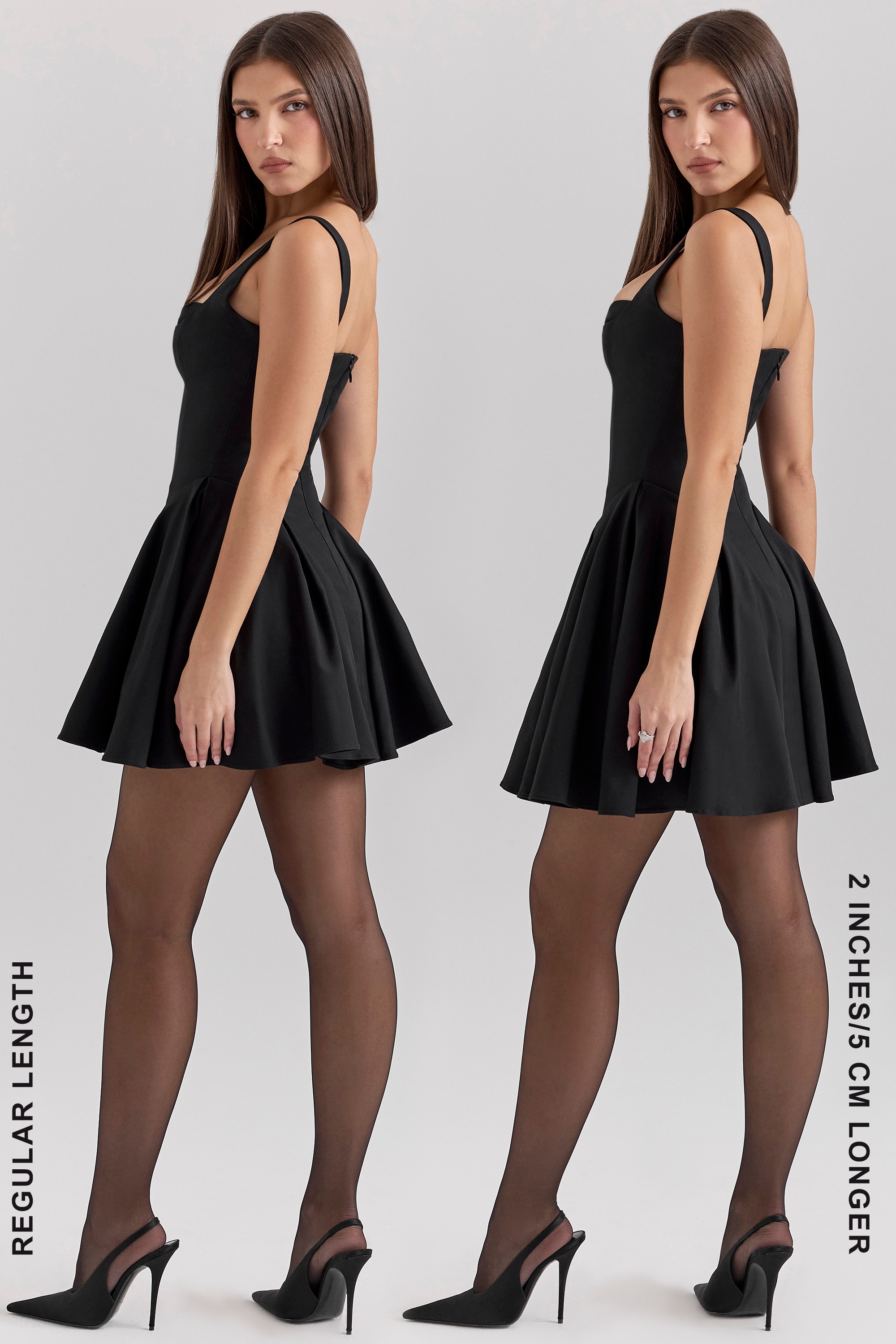 Bunny  Black Twill Mini Dress — image 10